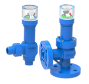 PRESSURE RELIEF VALVES WITH shooting INDICATOR